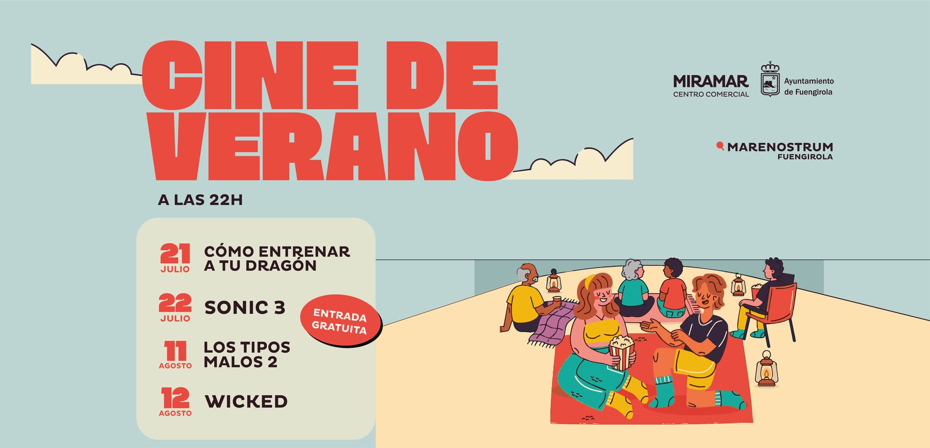 Cine de verano 2026